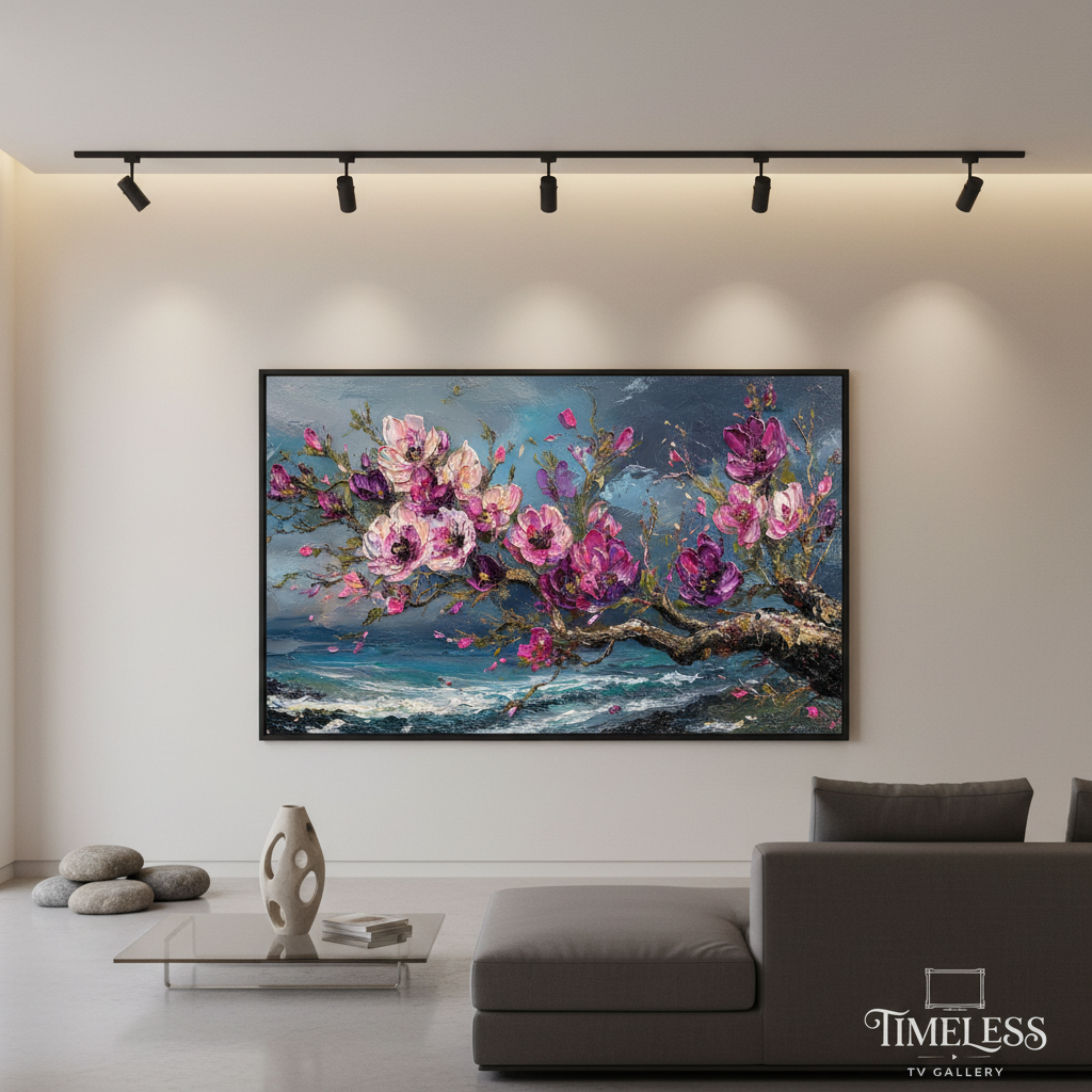 Art Gallery Living Room Mockup