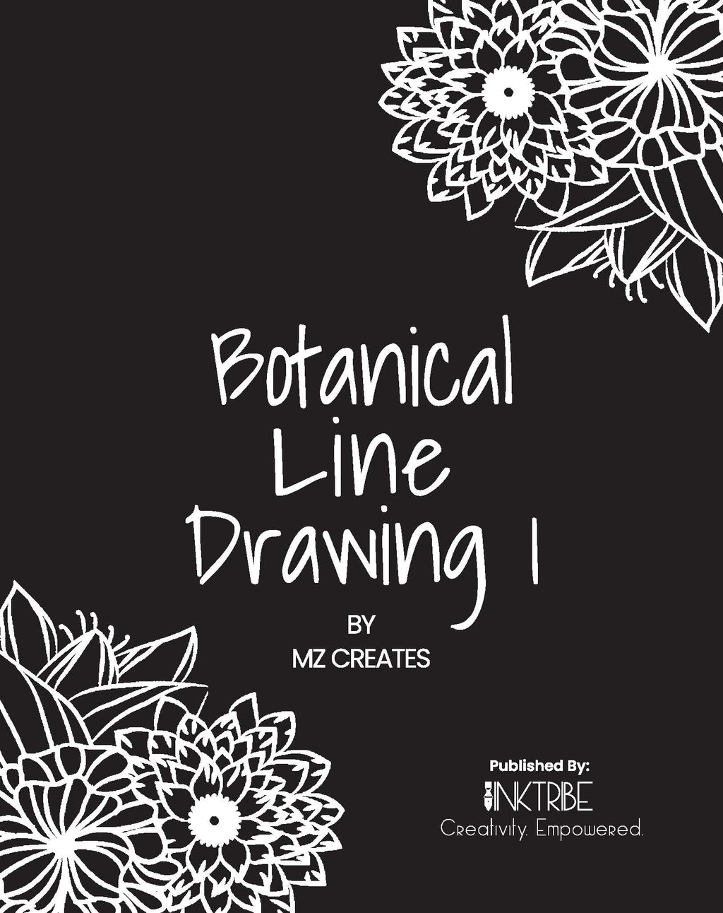 Botanical Line Drawing I by MZ Creates