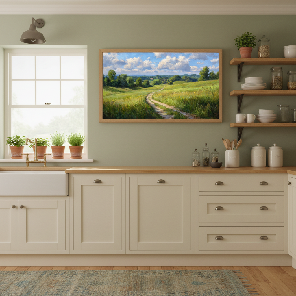 Cottage Kitchen Mockup