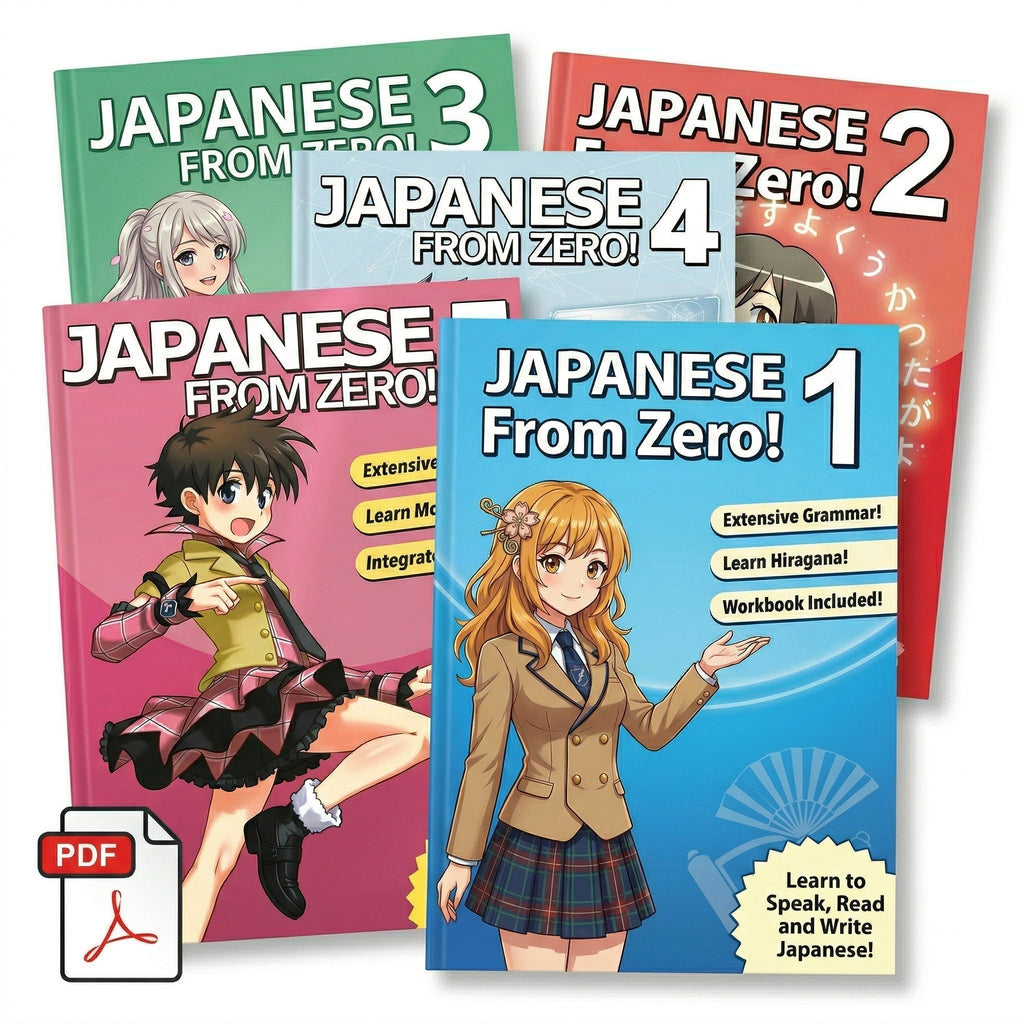 Japanese From Zero Set of 5