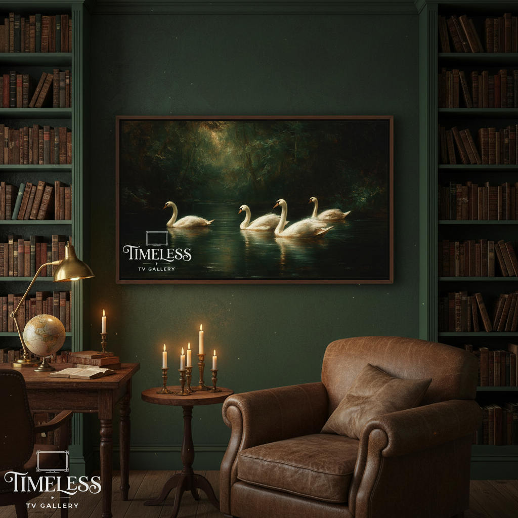 Dark Academia Library