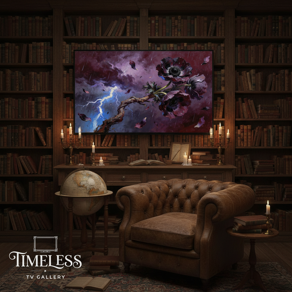 Dark Academia Study Mockup