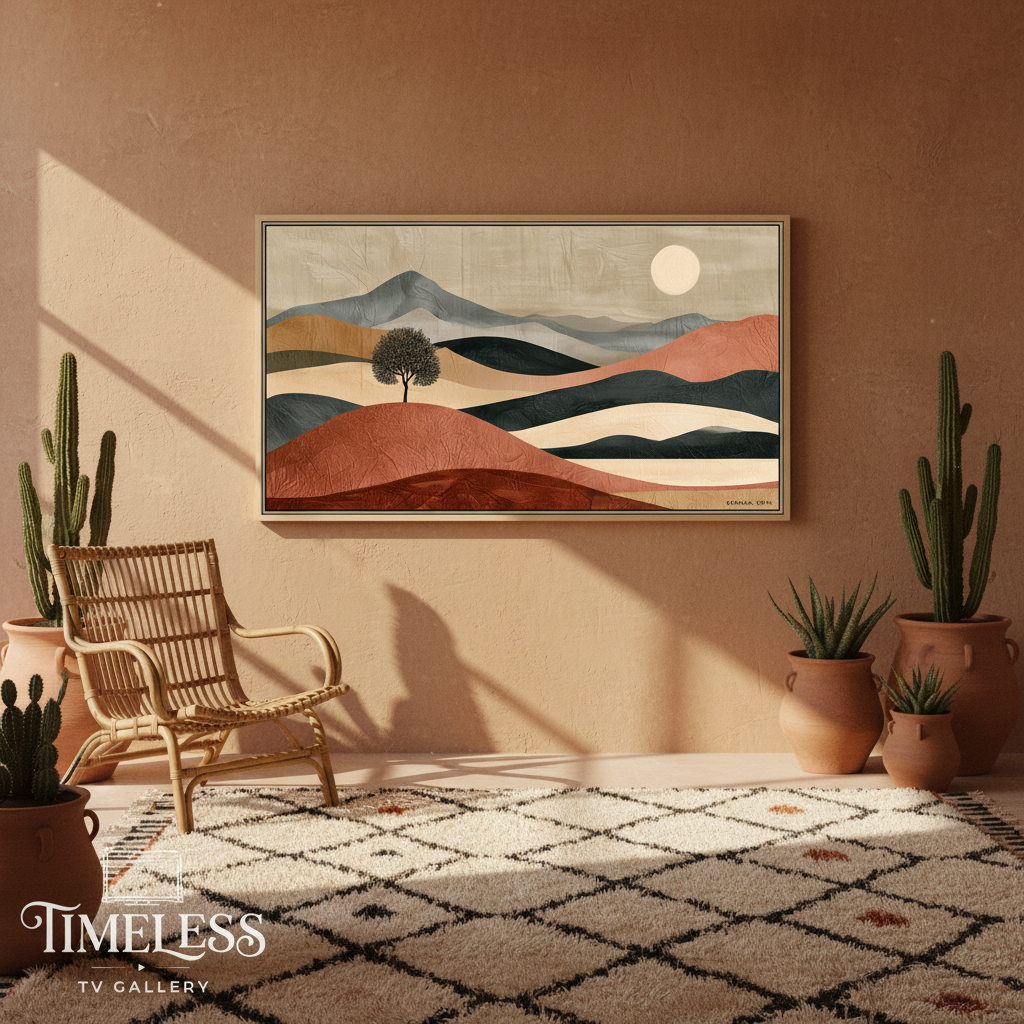 Desert Boho Living Room