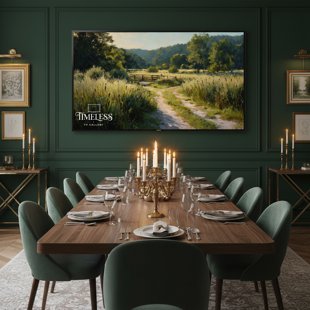Elegant Dining Room Mockup