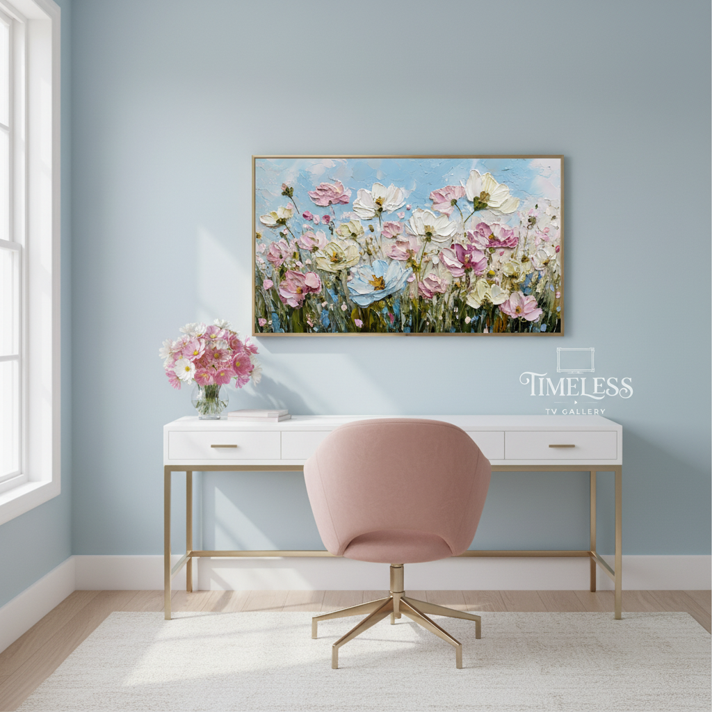Feminine Home Office Mockup