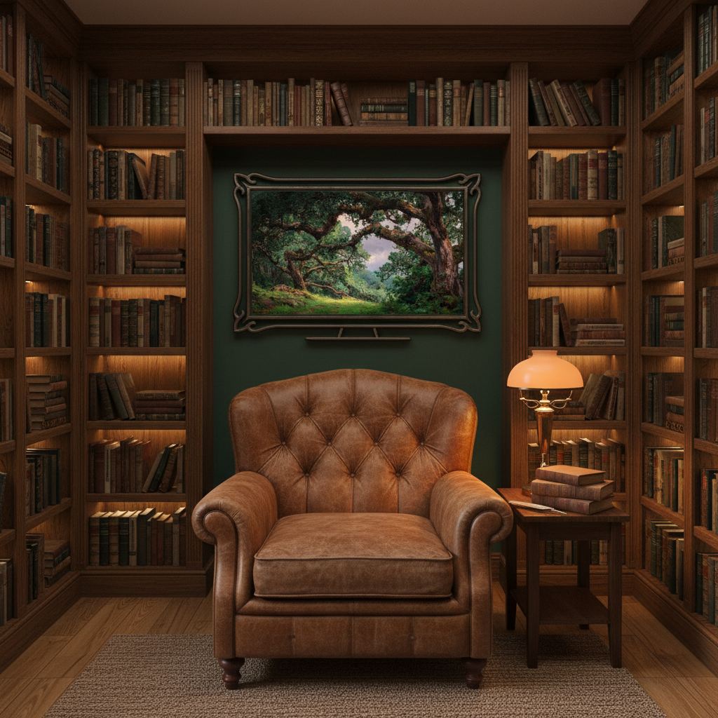 Home Library Mockup