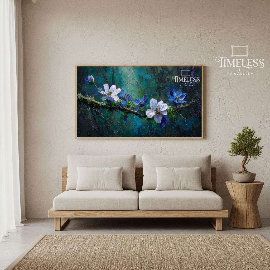 Japandi Living Room Mockup
