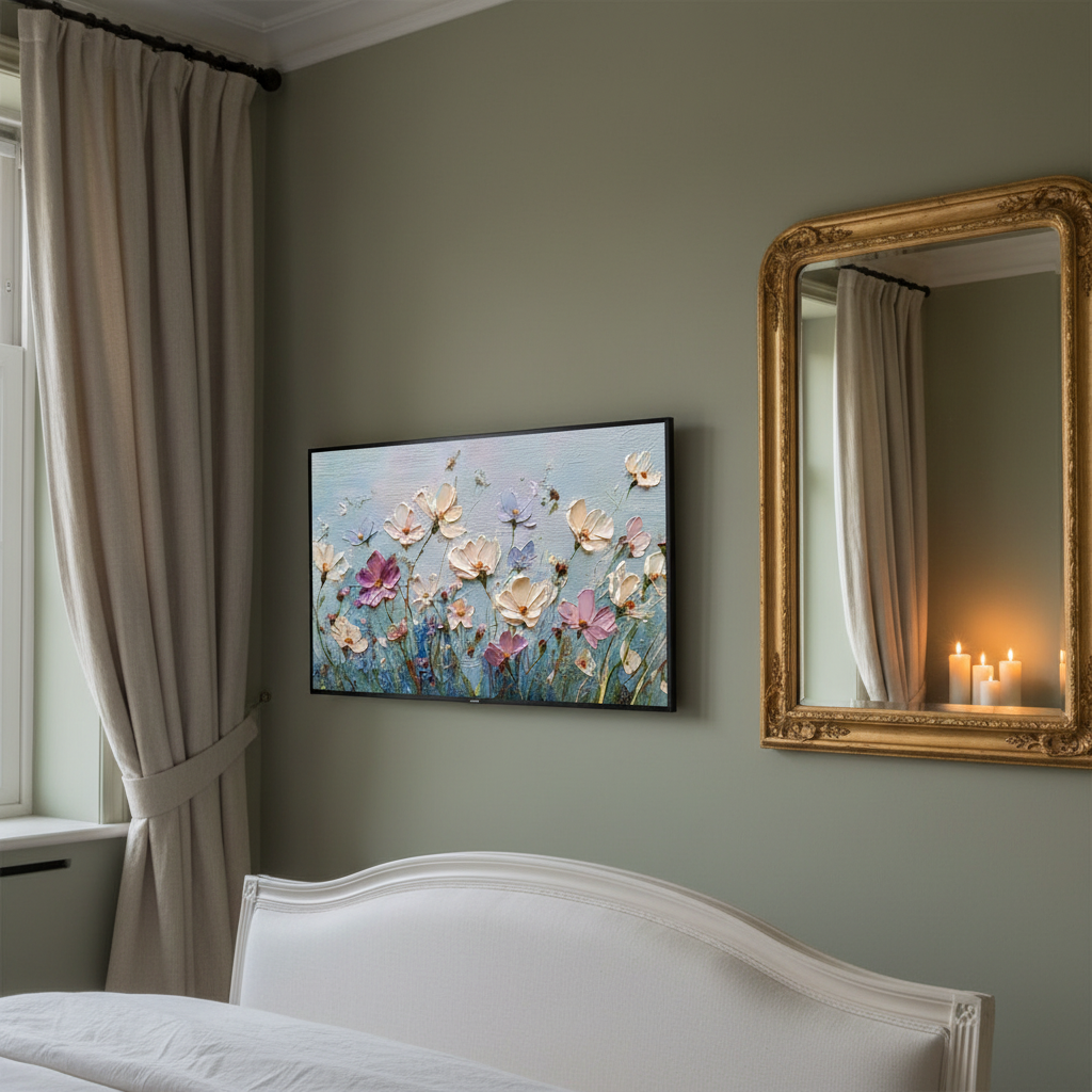 Low Angle French Bedroom