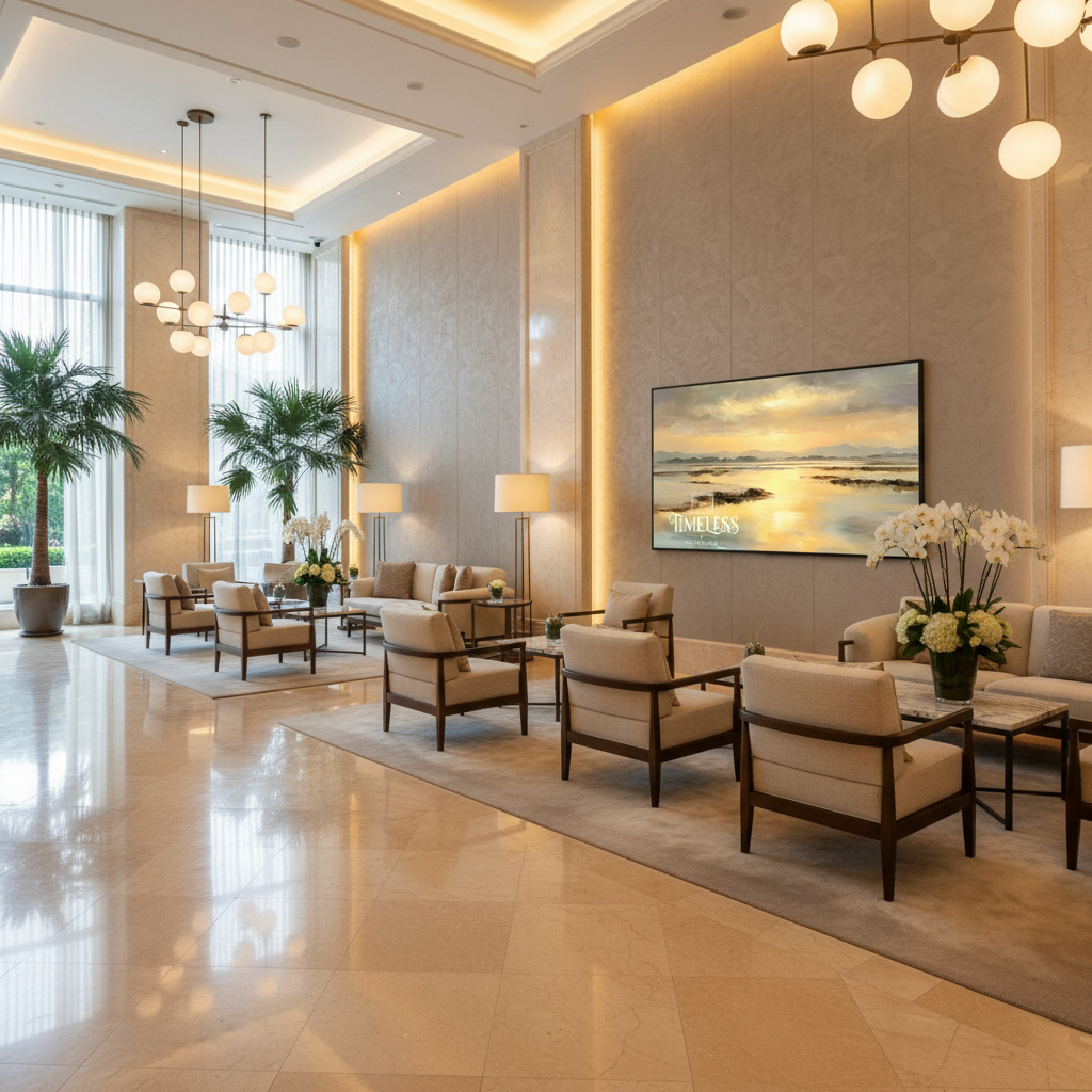Luxury Hotel Lobby