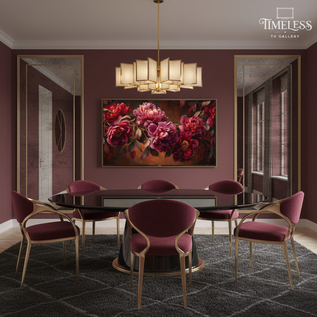 Modern Glam Dining Room Mockup