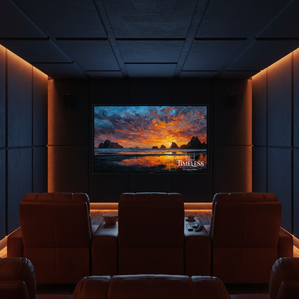Moody Home Cinema Room