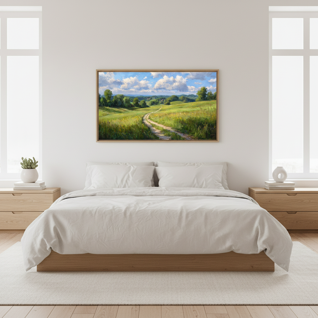 Scandinavian Bedroom Mockup