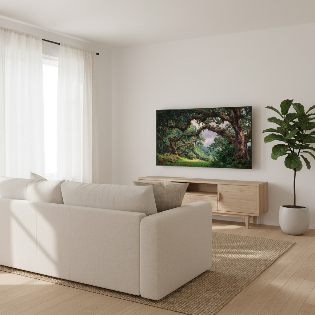 Scandinavian Living Room Mockup