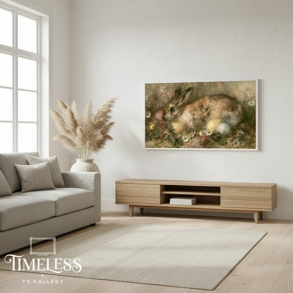 Scandinavian Living Room with Logo
