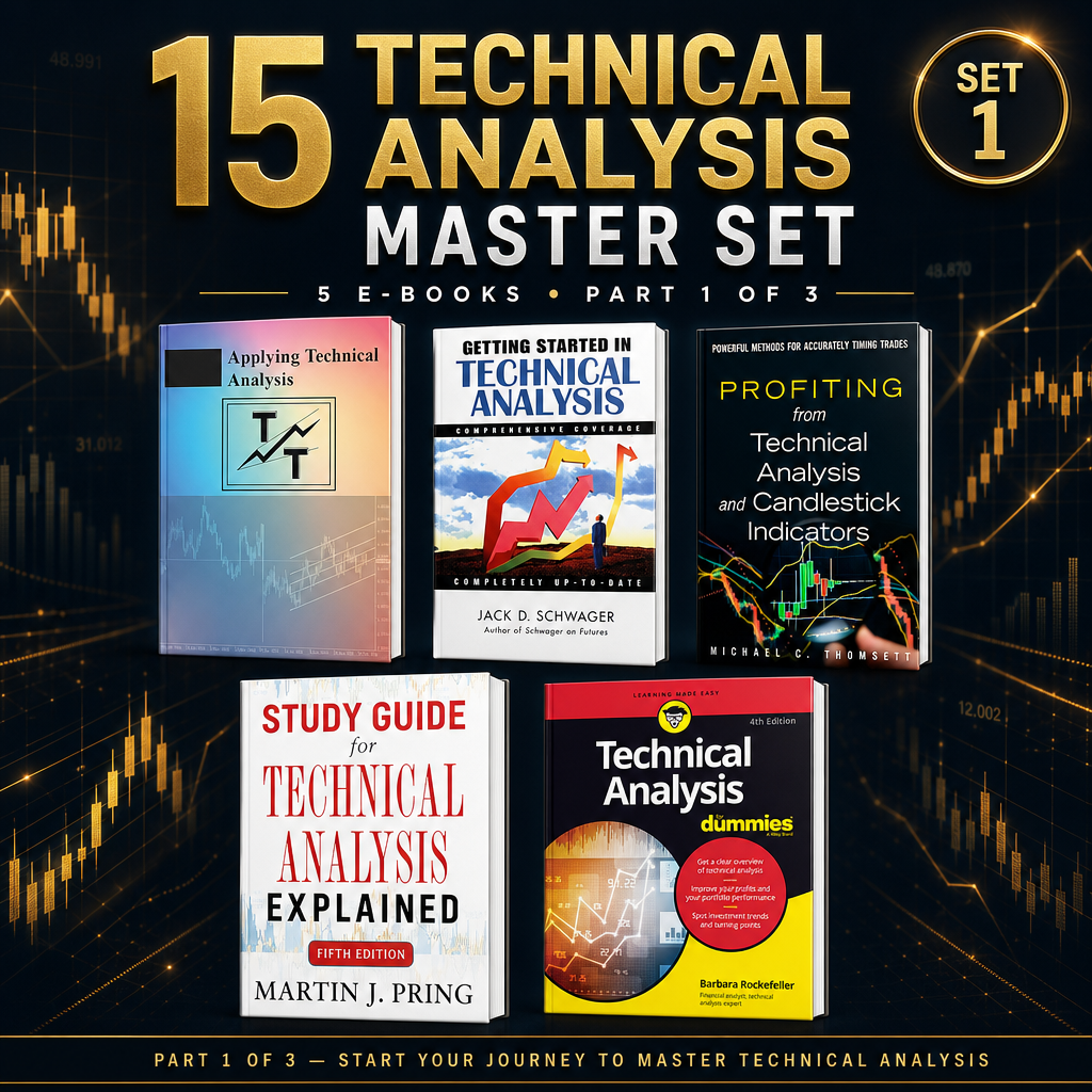 15 Technical Analysis E-books Master Set — Instant Download PDF Bundle
