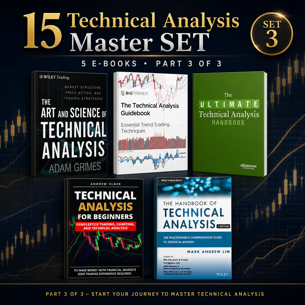 15 Technical Analysis E-books Master Set — Instant Download PDF Bundle