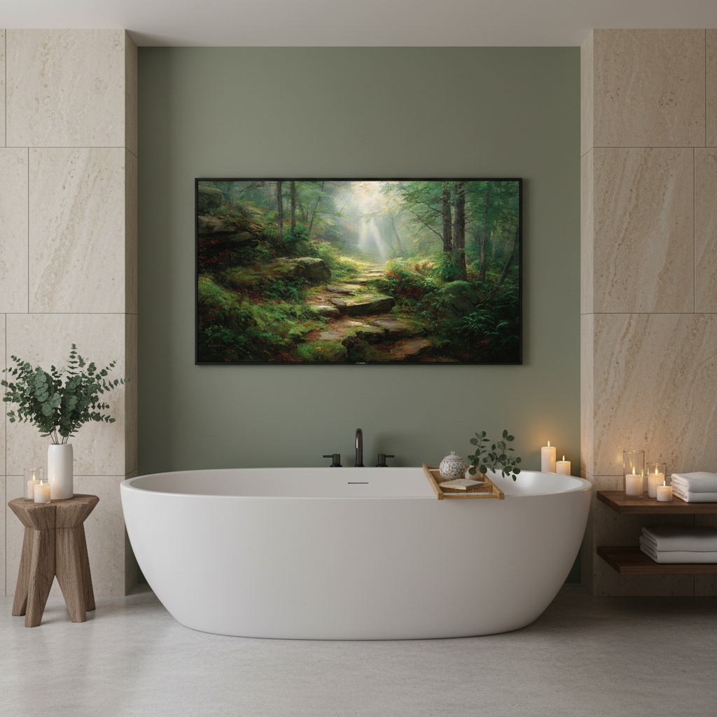 Spa Bathroom Mockup